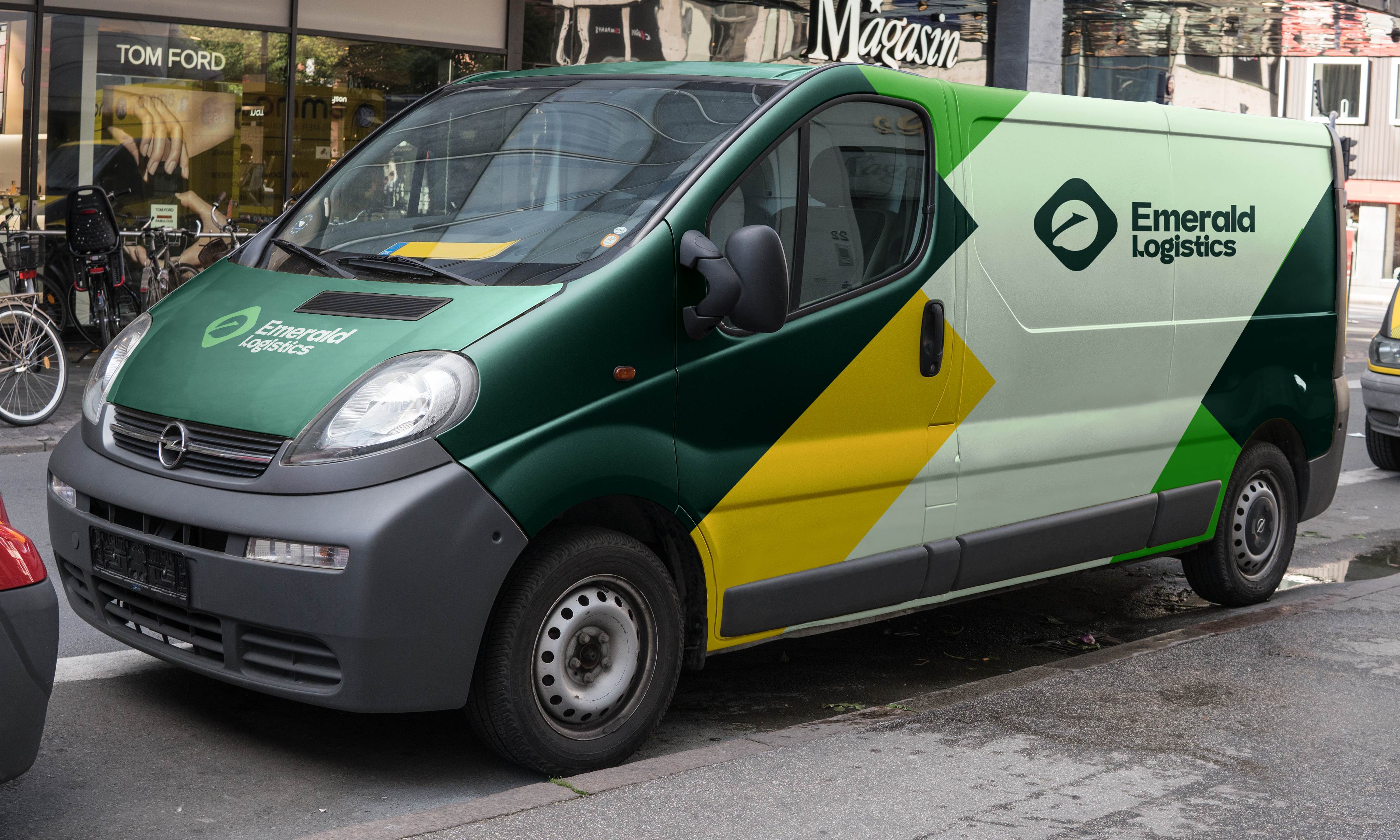 Emerald Logistics delivery van